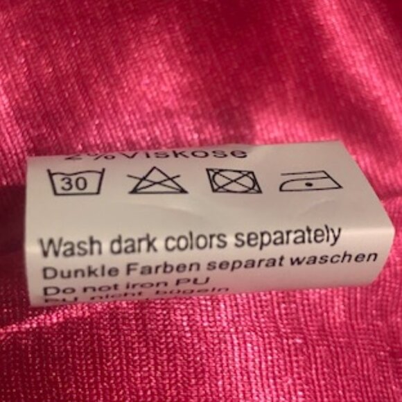 NWT Grace Karin Women Pink Pleated Chiffon Elastic Waist Skirt Lined Size 2XL - Picture 12 of 13